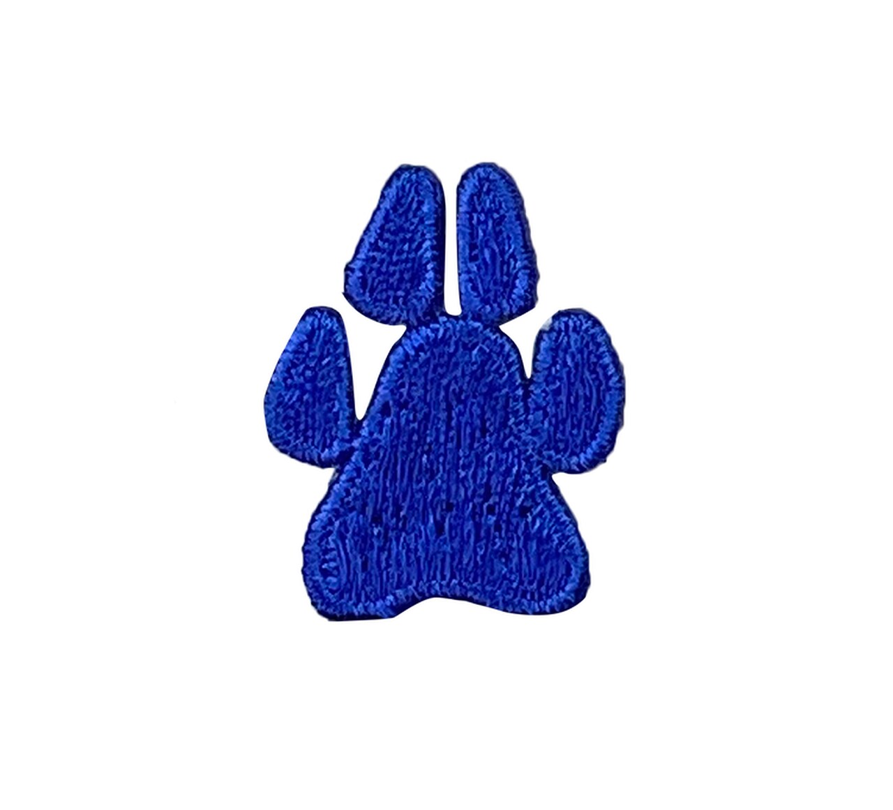 Royal Blue Paw Print, Pets, Miniature Patches, Embroidered, Iron on Patch